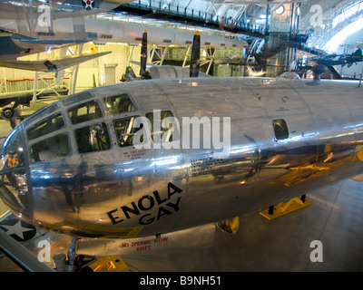 Die Enola Gay die Boeing B-29 Superfortress, die während des zweiten Weltkriegs die erste Atombombe abgeworfen Stockfoto