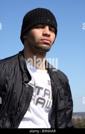 Junge Profi-Fußballer Ben Fairclough. Stockfoto