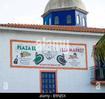 Mexiko Yucatan - Cancun Zona Hotelara oder Hotel Zone Haupt Stadtzentrum in der Nähe des Einkaufszentrums Forum der Flohmarkt Stockfoto