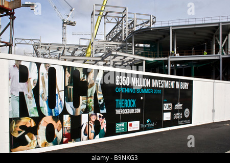 Neue Entwicklung, Bury Stadtzentrum Einkaufen mehr Manchester, UK Stockfoto