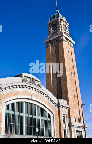 Uhrturm in Ohio City Stockfoto