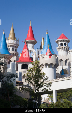 Excalibur Hotel in Las Vegas Stockfoto