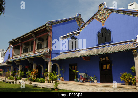 Außenansicht der Cheong Fatt Tze Mansion, Georgetown, Penang. Stockfoto