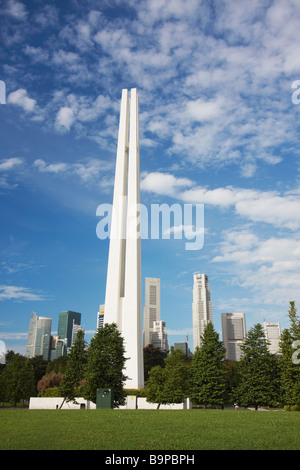 Zivile War Memorial, Singapur Stockfoto