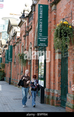 St.-Georgs Markt, Belfast, Nordirland. Stockfoto