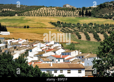 Weißes Dorf, Alhama de Granada, Andalusien, Spanien Stockfoto