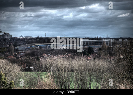 St.-Georgs Brücke, Doncaster von Cusworth Hall Stockfoto