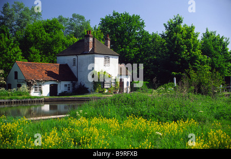 Schleusenwärter Cottage Bottom Lock Hatton sperrt Warwickshire Stockfoto