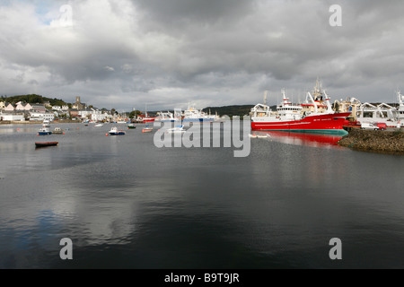 Killybegs ist eine von Irlands premier Fischereihafen, County Donegal, Irland. Stockfoto