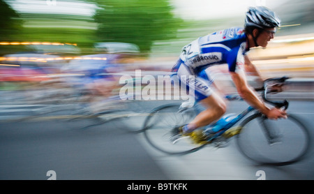 Portland Oregon Twilight Kriterium Radrennen 8. August 2008 Stockfoto