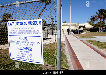 Navy UDT Dichtung Nationalmuseum Vero Beach Florida USA Stockfoto