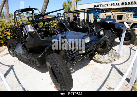 Wüste Patrouillenfahrzeug DPV im Nationalmuseum Navy UDT Dichtung Vero Beach Florida USA Stockfoto