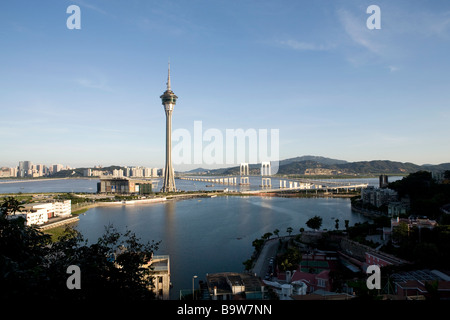 Macau Tower, skyline Stockfoto