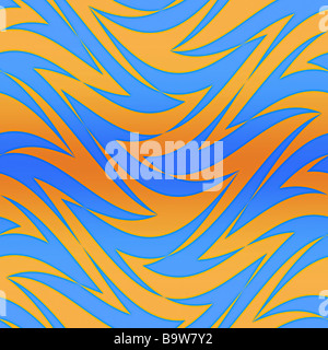 Bunte abstrakte geometrische Retro-Muster design Wallpaper Hintergrund Stockfoto