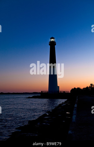 Barnegat Leuchtturm Long Beach Island New Jersey USA Stockfoto