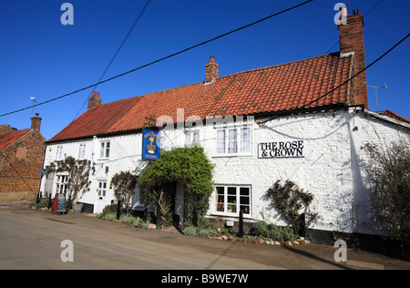 Das Rose &amp; Crown Public House in Snettisham, Norfolk. Stockfoto