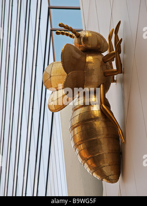 Kunst instalation Königin-Biene auf der Eureka Gebäude southbank Melbourne victoria Australien Stockfoto