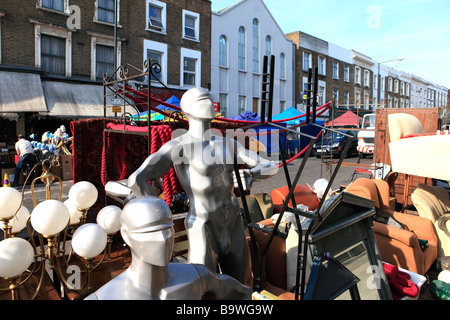 Vereinigtes Königreich Marktstände West London Golborne road Stockfoto