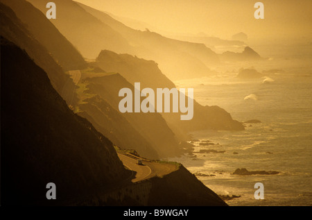 Highway 1 entlang der Big Sur Küste-Kalifornien Stockfoto