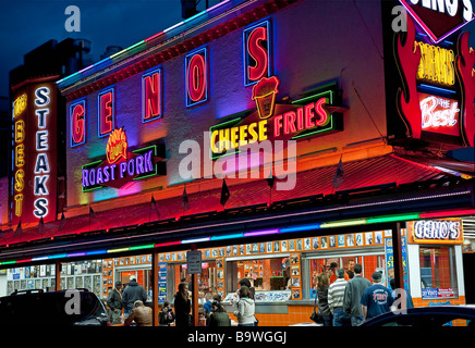 Geno s Steaks South Philly Philadelphia PA USA Stockfoto