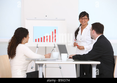 Business-Leute treffen Stockfoto
