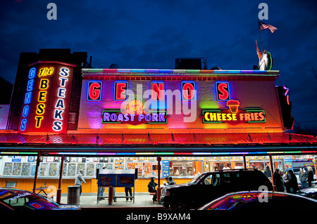 Geno s Steaks South Philly Philadelphia PA USA Stockfoto