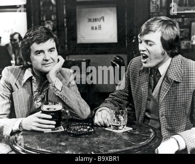 DIE 1970er Jahre wahrscheinlich Jungs BBC-Fernsehserie mit Rodney Brewes auf der linken Seite als Bob Ferris und James Bolam als Terry Collier Stockfoto