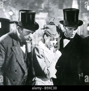 DIE Abenteuer des SHERLOCK HOLMES 1939 Film mit Basil Rathbone und Nigel Bruce Ida Lupino Stockfoto