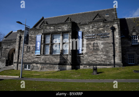 Andrew Carnegie Geburtsort Museum, Dunfermline, Fife, Schottland, UK, Europa Stockfoto