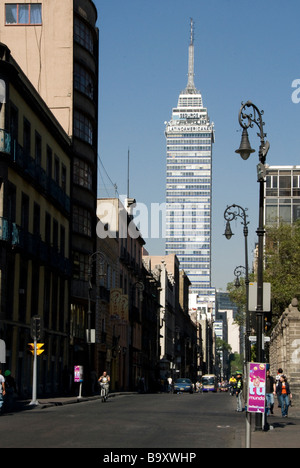 La Torre Latinoamericana, Mexiko-Stadt Stockfoto