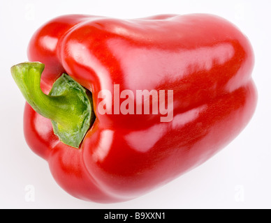 Paprika ist auf einem weißen Hintergrund Stockfoto