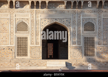 Itmad-Ud-Daulah Grabmal in Agra Indien Stockfoto