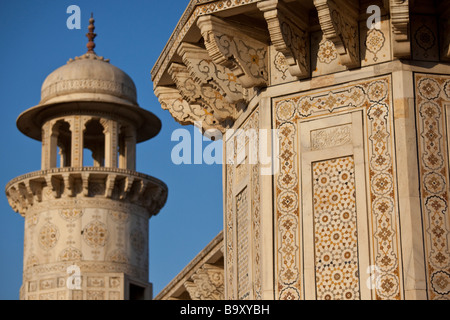 Itmad-Ud-Daulah Grabmal in Agra Indien Stockfoto