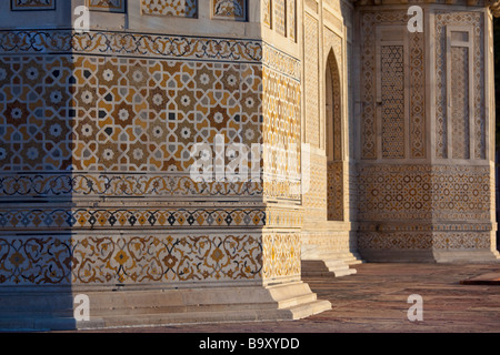 Itmad-Ud-Daulah Grabmal in Agra Indien Stockfoto