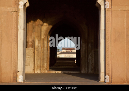 Safdarjungs Grab in Delhi Indien Stockfoto