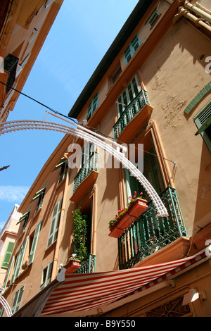 Bunten Wohnungen in Monte Carlo Monaco Stockfoto