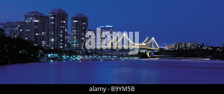 Die Story Bridge-Brisbane-Australien Stockfoto