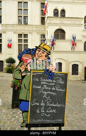 Frankreich. Indre-et-Loire. Loches. Weinkeller. Stockfoto