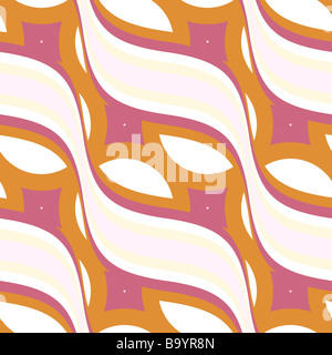 Bunte abstrakte geometrische Retro-Muster design Wallpaper Hintergrund Stockfoto