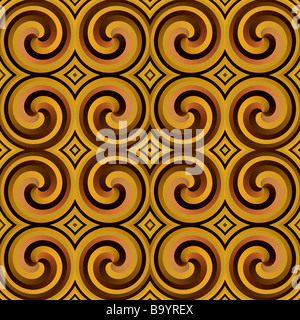 Bunte abstrakte geometrische Retro-Muster design Wallpaper Hintergrund Stockfoto
