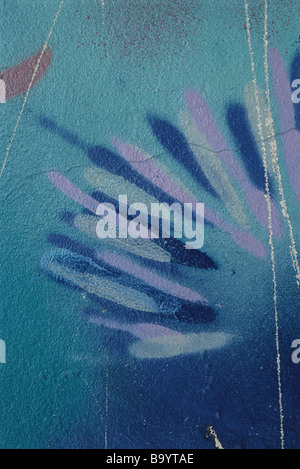 Lackierte Oberfläche Stockfoto