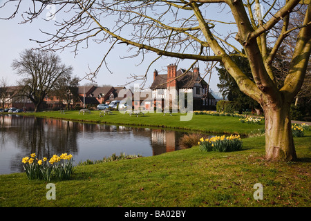 Das Pandje Hotel im Dorf von Acton trussel in der Nähe von Stafford. Stockfoto