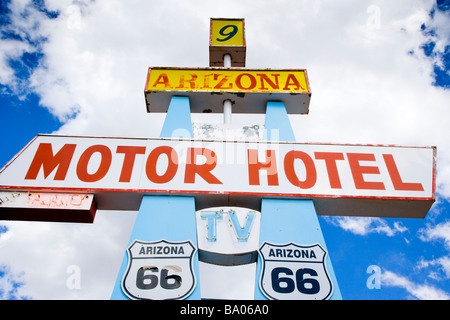 Alten Motor Hotel Route 66 in Williams Arizona USA Stockfoto