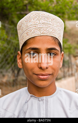 Omanische Kind in Al-Jabal Al Akhdar Sultanat von Oman Stockfoto