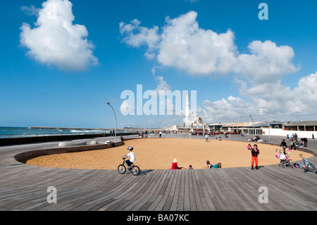 Promenade des Gebiets alte Hafen von Tel Aviv, Israel Stockfoto