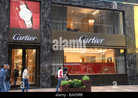 Cartier Shop, Kowloon, Hong Kong, China Stockfoto