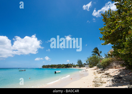 Strand in Holetown, Westküste, Barbados, kleine Antillen, Karibik, Caribbean Stockfoto