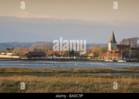 Blick über Hafen Bosham Nr. 3, Chichester Harbour, West Sussex, UK Stockfoto