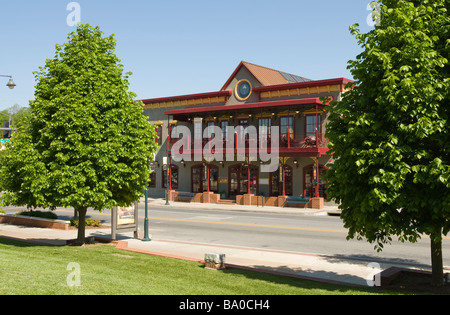 Schwein-Haus-Brauerei, Fayetteville, Arkansas, Vereinigte Staaten von Amerika Stockfoto