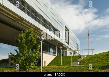 William J. Clinton Presidential Library and Museum in Little Rock, Arkansas, USA. Stockfoto